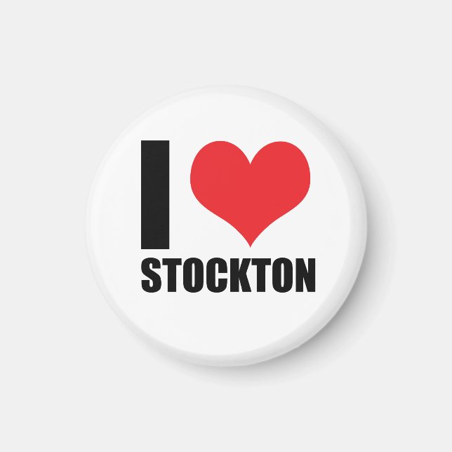 Aimant J'aime Stockton (Devant)