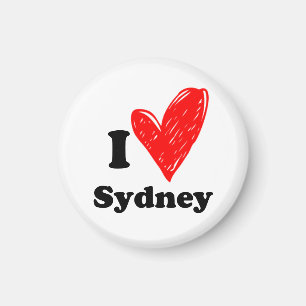 Aimant J'aime Sydney