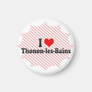 Aimant J'aime Thonon-les-Bains, France