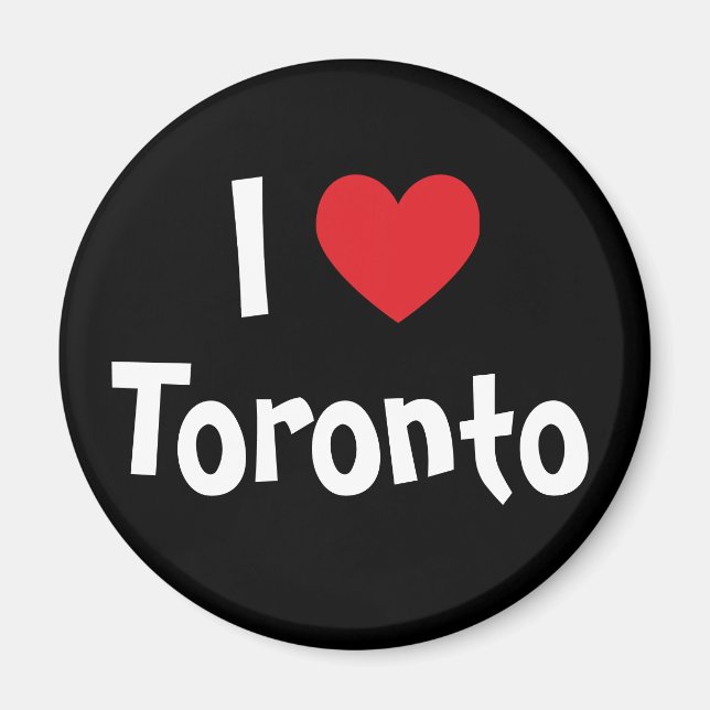 Aimant J'aime Toronto (Devant)
