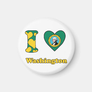 Aimant J'aime Washington
