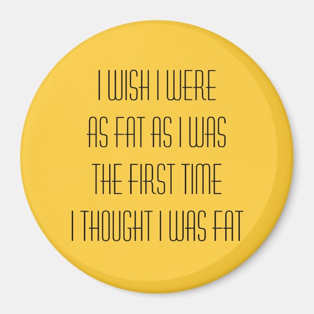 Aimant J'aimerais être... (Devant)