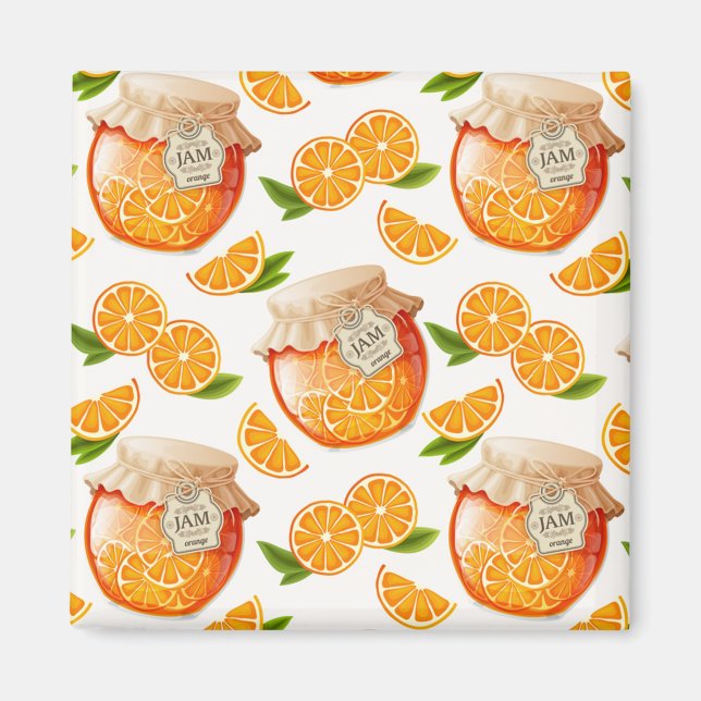 Aimant Jam orange (Devant)