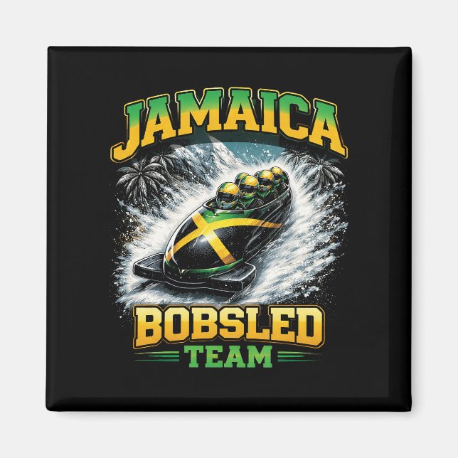 Aimant Jamaica Bobsled Team (Devant)