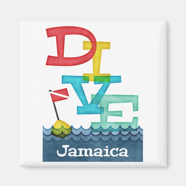 Aimant Jamaica Dive (Devant)