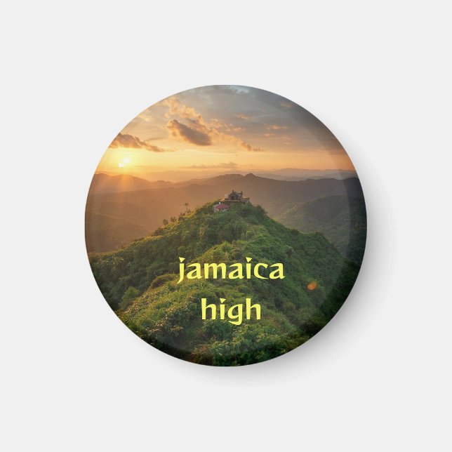 Aimant Jamaïque élevé (Devant)