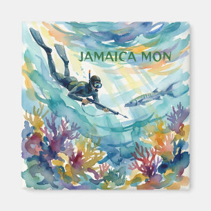 Aimant Jamaïque heureuse