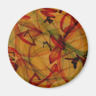 Aimant Jambes de grenouille - Art Abstrait