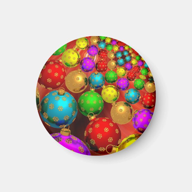 Aimant Jamboree d'ornement de Noël (Devant)