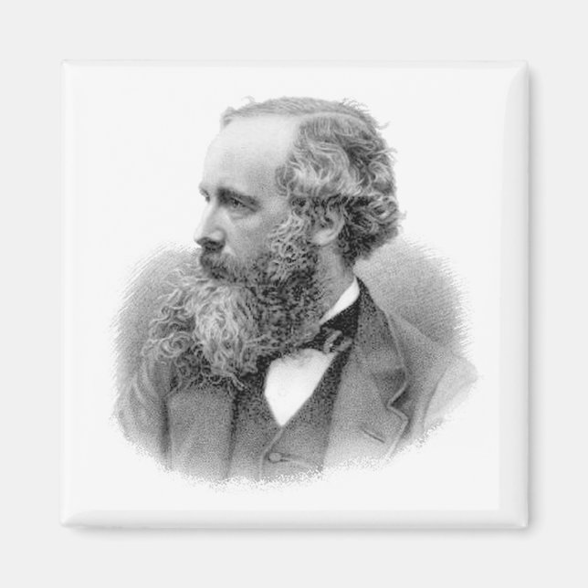 Aimant JAMEs CLERK MAXWELL (Devant)