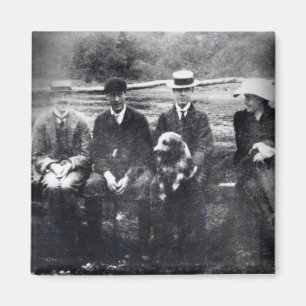 Aimant James et Lytton Strachey avec Thoby, Adrian