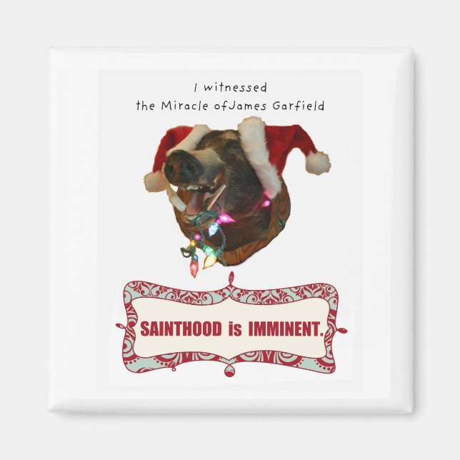 Aimant James Garfield pour la sainteté (Devant)