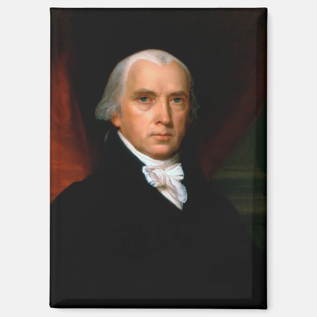 Aimant James Madison 4e Président des États-Unis (Recto)