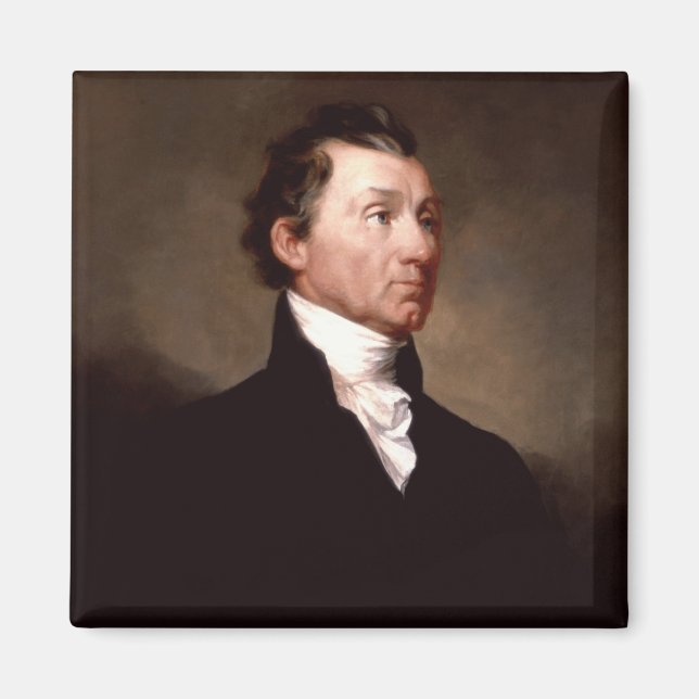 Aimant James Monroe Portrait, président des premiers État (Devant)