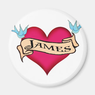 Aimant James - T-shirts et cadeaux personnalisés pour tat