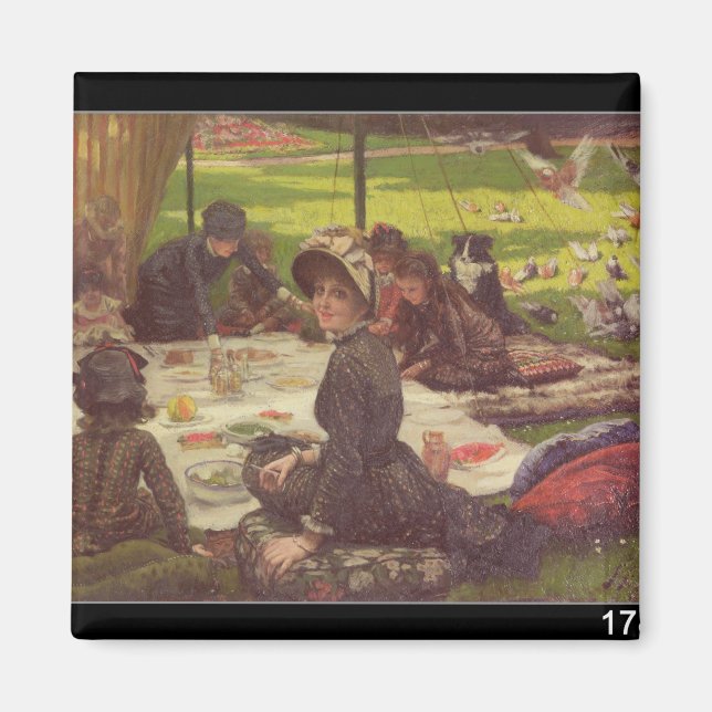 Aimant James Tissot | The Picnic, c.1881-2 (Devant)