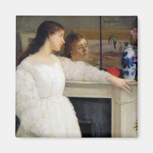 Aimant James Whistler - Symphonie en blanc no 2