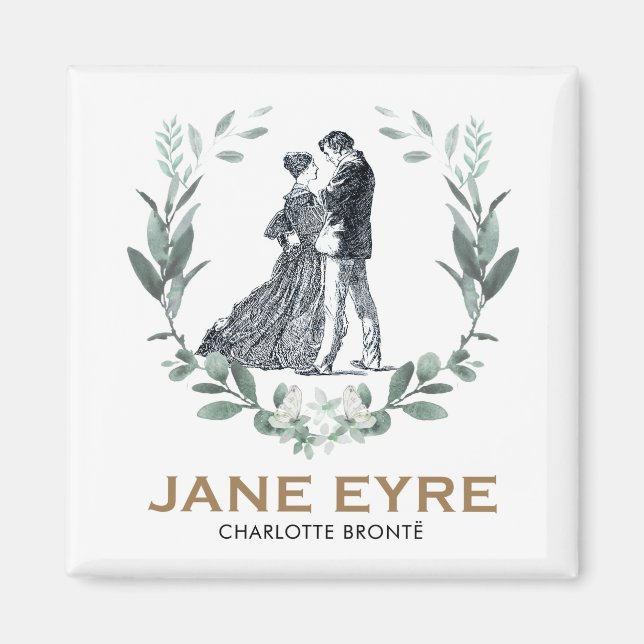 Aimant Jane Eyre et Edward Rochester avec Wreath (Devant)