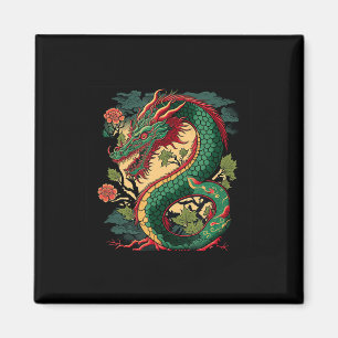 Aimant Japon Dragon Anime Japon Dragons chinois Tattoo