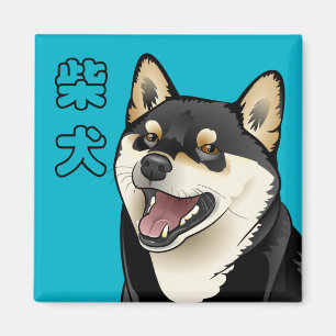 Aimant japonais de décor de cuisine de race de