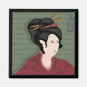 Aimant japonais de fille