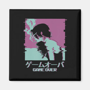 Aimant Japonaise Anime Game Over