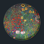 Aimant Jardin aux fleurs Gustav Klimt<br><div class="desc">Magnet représentant la peinture à l’huile de Gustav Klimt Farm Garden with Sunflowers (1907). Un beau jardin de tournesols et de belles fleurs bleues,  rouges,  violettes,  roses et blanches. Un grand cadeau pour les amateurs d'art Art Nouveau et autrichien.</div>