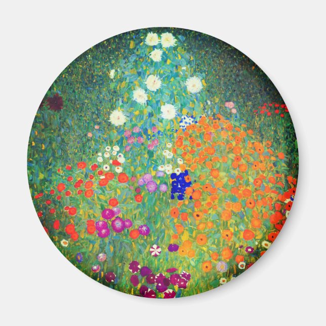 Aimant Jardin aux fleurs Gustav Klimt (Devant)