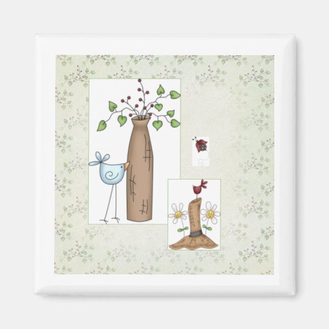 Aimant Jardin d'amour (Devant)