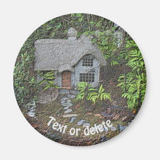 Aimant Jardin de cottage cosy Art de la nature Personnali