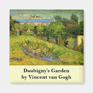 Aimant Jardin de Daubigny par Vincent van Gogh, Le Jardin