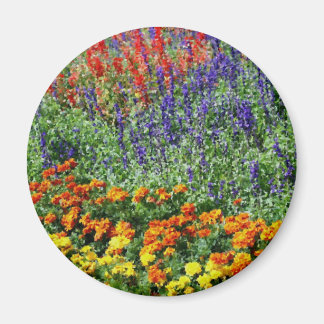 Aimant Jardin de fleurs Art de peinture naturelle