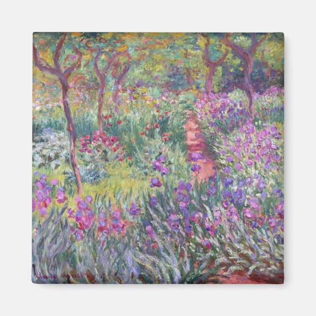 Aimant Jardin de l'artiste à Giverny par Claude Monet (Devant)