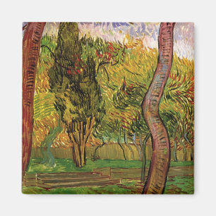 Aimant Jardin de l'hôpital Saint-Paul par Vincent van Gog
