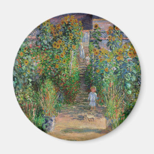 Aimant Jardin de Monet Vetheuil Impressionisme Peinture
