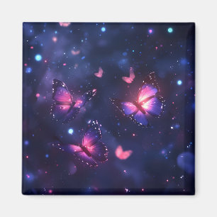 Aimant Jardin de papillons de nuit céleste