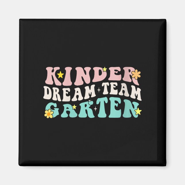 Aimant Jardin d'enfants Dream Team Retro Super Teache (Devant)