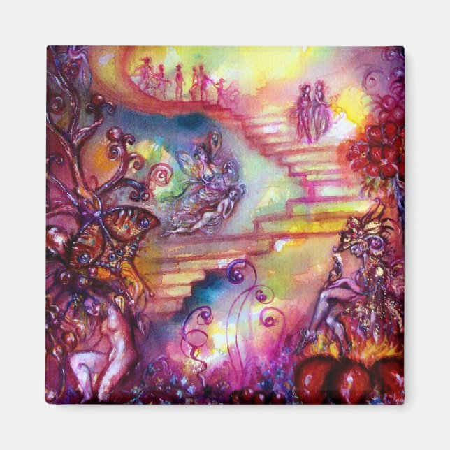 AIMANT JARDIN DES OMBRES PERDUES / ESCALIERS MYSTIQUES (Devant)