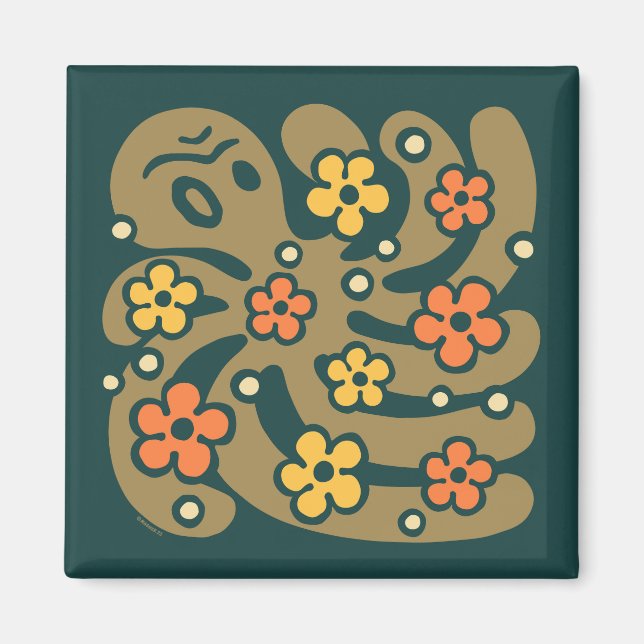 Aimant Jardin des poulpes (Devant)