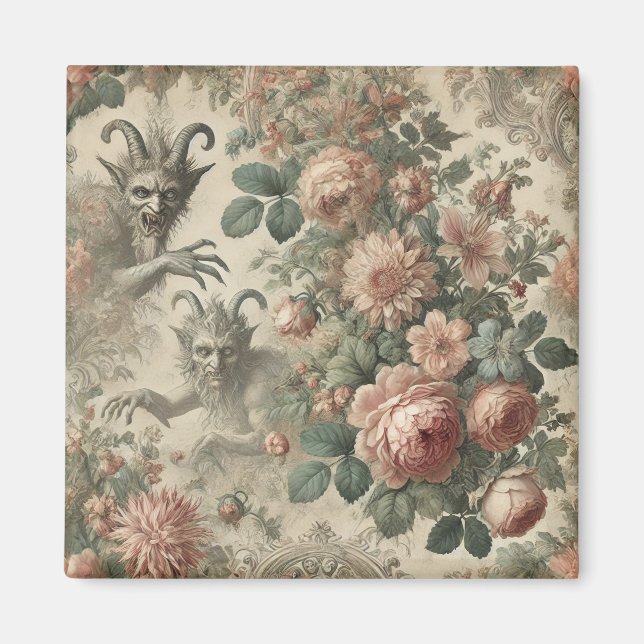 Aimant Jardin du Goatman - Conception du folklore gothiqu (Devant)