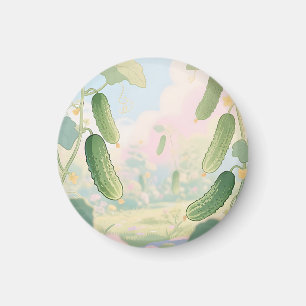 Aimant Jardin Fantaisiste de Vigne de Concombre