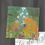 Aimant Jardin fleuri | Gustav Klimt<br><div class="desc">Jardin aux fleurs (1905-1907) de l'artiste autrichien Gustav Klimt. La peinture d'art original est l'huile sur toile avec un paysage abstrait lumineux de fleurs colorées. Utilisez les outils de conception pour ajouter du texte personnalisé ou personnaliser l'image.</div>
