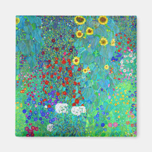 Aimant Jardin Gustav Klimt avec tournesols