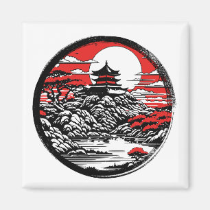 Aimant Jardin japonais