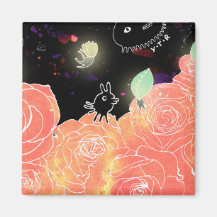 Aimant Jardin rose 2014