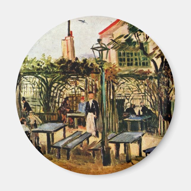 Aimant Jardin Sur Montmartre (La Guinguette), (Devant)