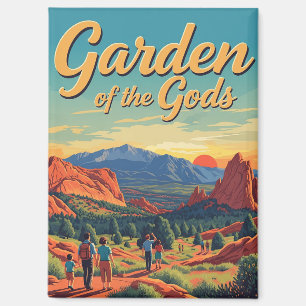 Aimant Jardin vintage des Dieux Colorado Voyage