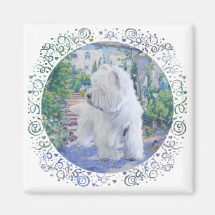 Aimant Jardin West Highland White Terrier