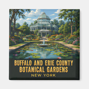 Aimant Jardins botaniques de Buffalo New York Nature urba