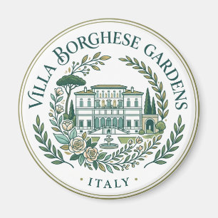 Aimant Jardins de la Villa Borghese Italie